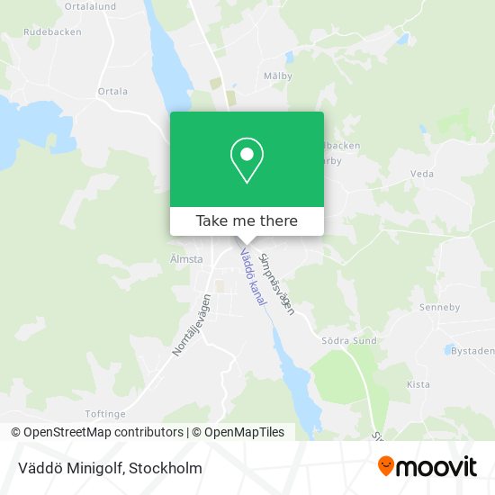 Väddö Minigolf map