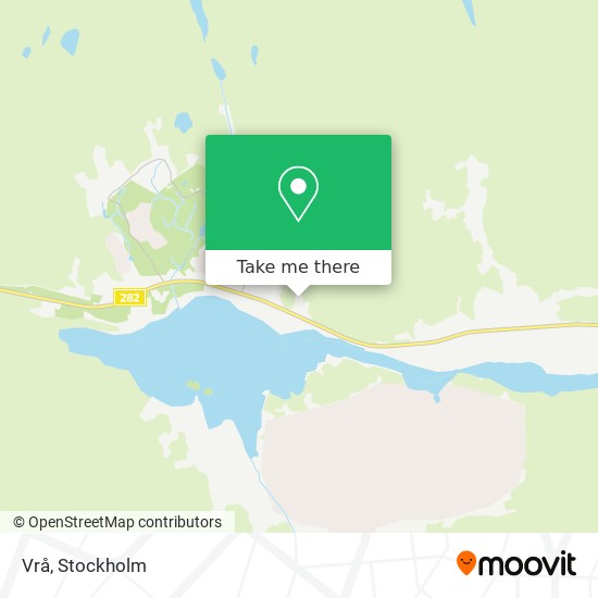 Vrå map