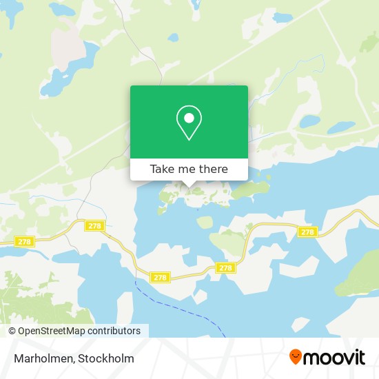 Marholmen map