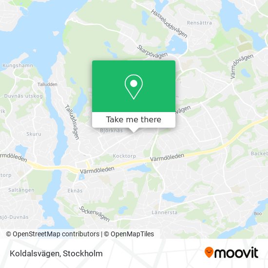 Koldalsvägen map