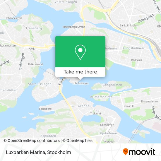 Luxparken Marina map