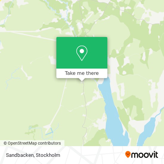 Sandbacken map