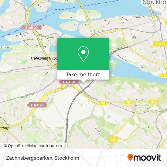 Zachrisbergsparken map