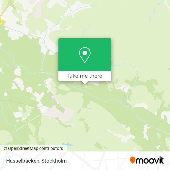 Hasselbacken map