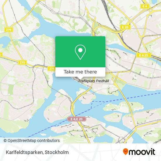 Karlfeldtsparken map