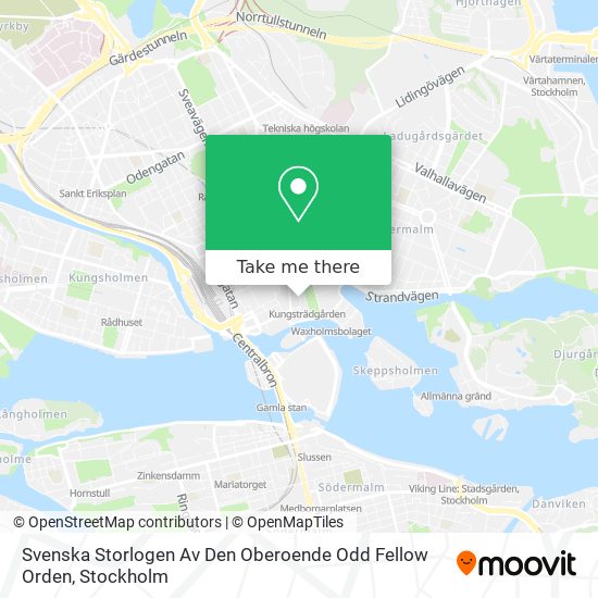 Svenska Storlogen Av Den Oberoende Odd Fellow Orden map