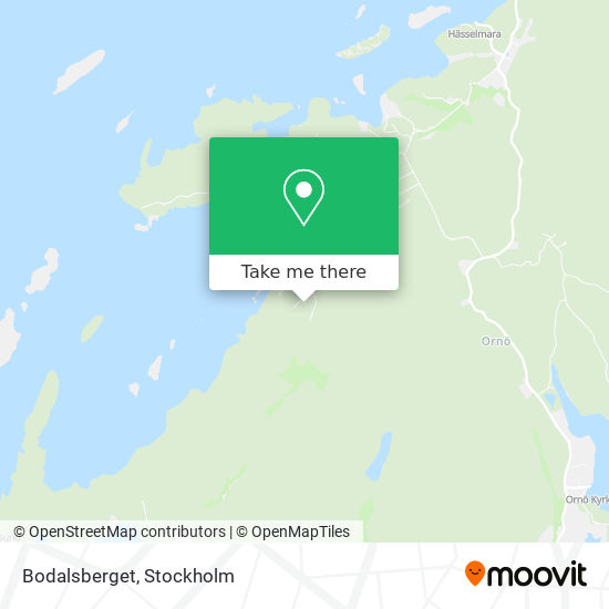 Bodalsberget map