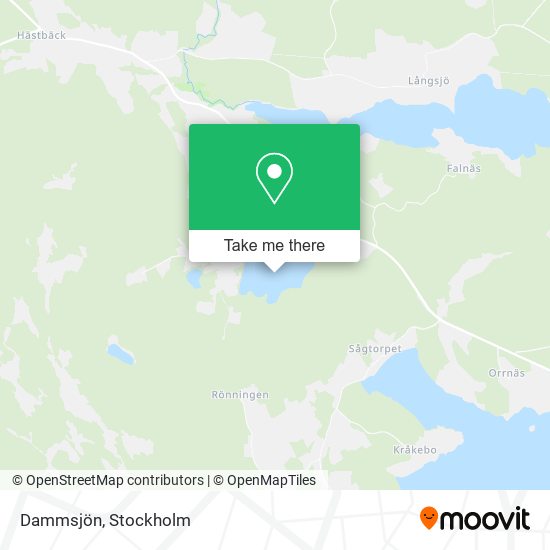 Dammsjön map