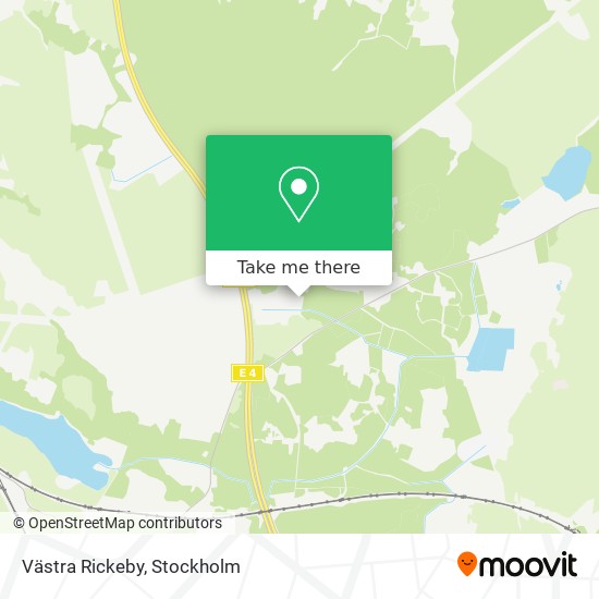 Västra Rickeby map