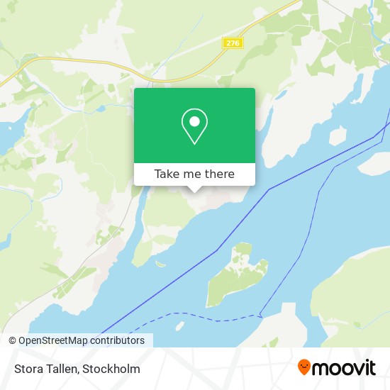 Stora Tallen map