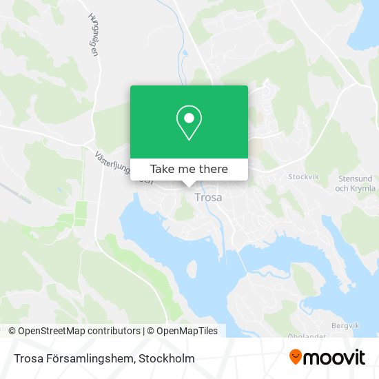 Trosa Församlingshem map