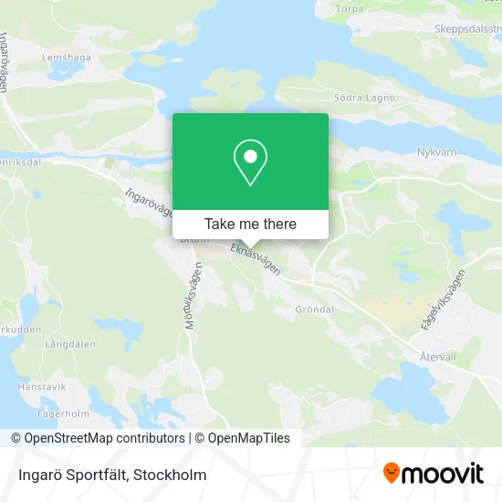 Ingarö Sportfält map