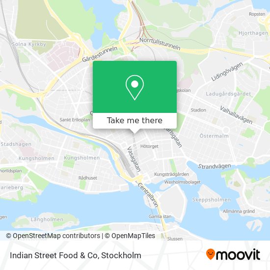 Indian Street Food & Co map