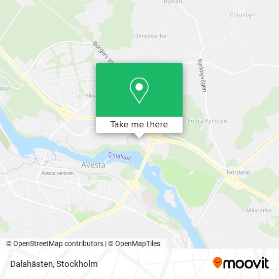 Dalahästen map