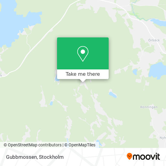 Gubbmossen map