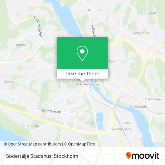 Södertälje Stadshus map