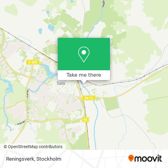 Reningsverk map