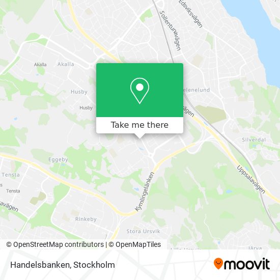 Handelsbanken map