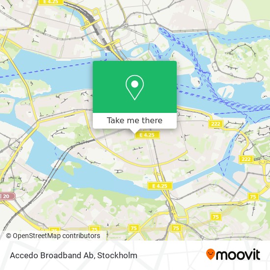 Accedo Broadband Ab map