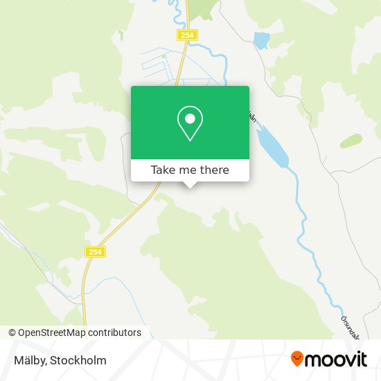 Mälby map