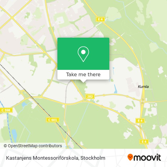 Kastanjens Montessoriförskola map