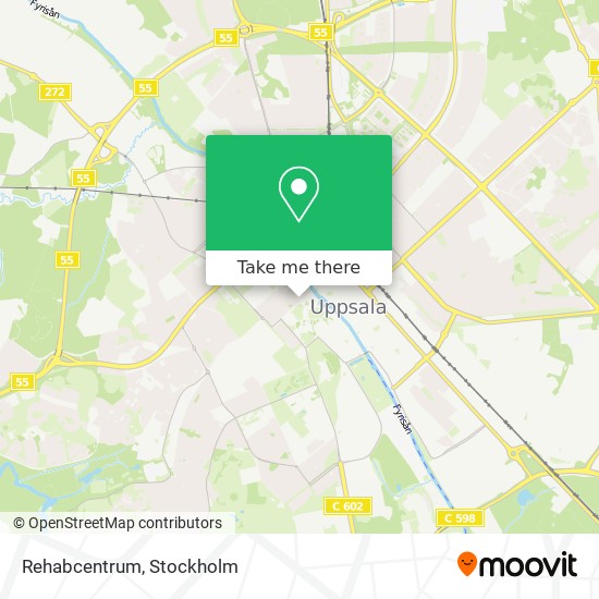 Rehabcentrum map