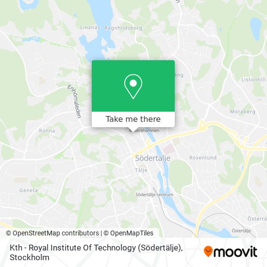 Kth - Royal Institute Of Technology (Södertälje) map