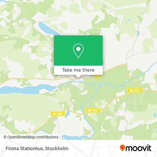 Finsta Stationhus map