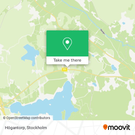 Högantorp map