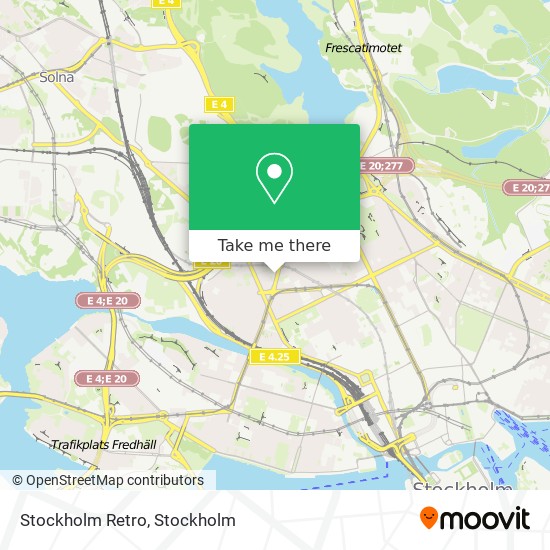 Stockholm Retro map