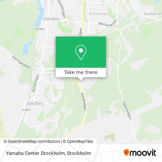 Yamaha Center Stockholm map