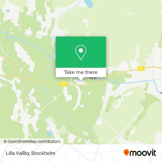 Lilla Vallby map