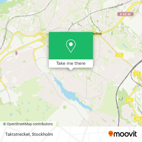 Taktstrecket map