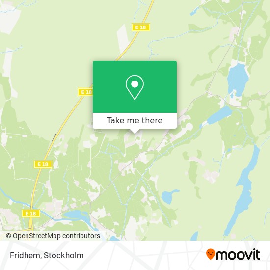 Fridhem map