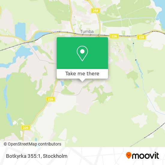 Botkyrka 355:1 map