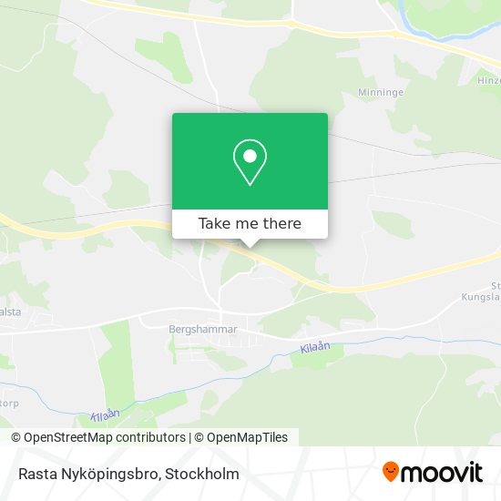 Rasta Nyköpingsbro map