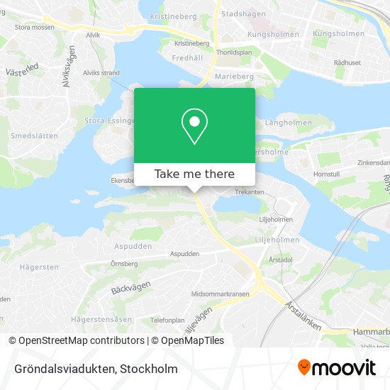 Gröndalsviadukten map