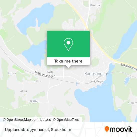 Upplandsbrogymnasiet map