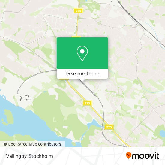 Vällingby map