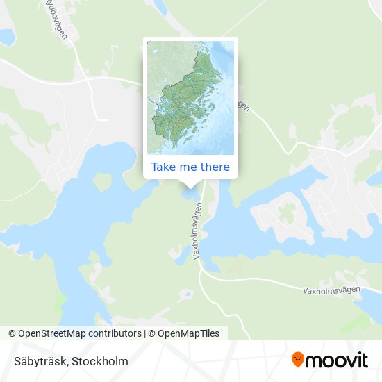 Säbyträsk map