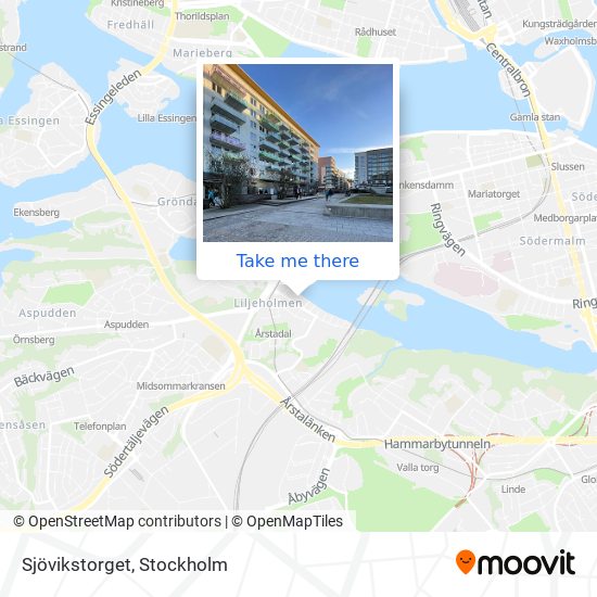 Sjövikstorget map