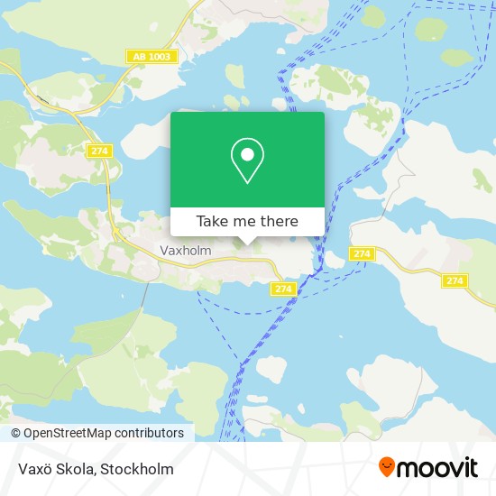 Vaxö Skola map