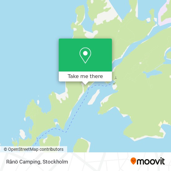 Rånö Camping map