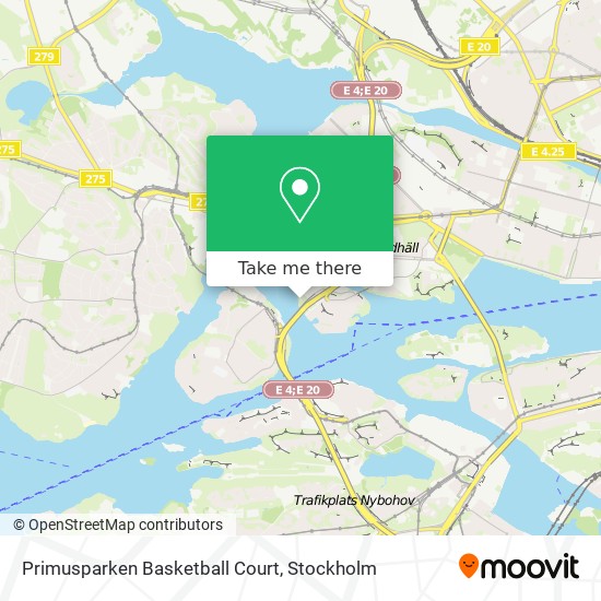 Primusparken Basketball Court map