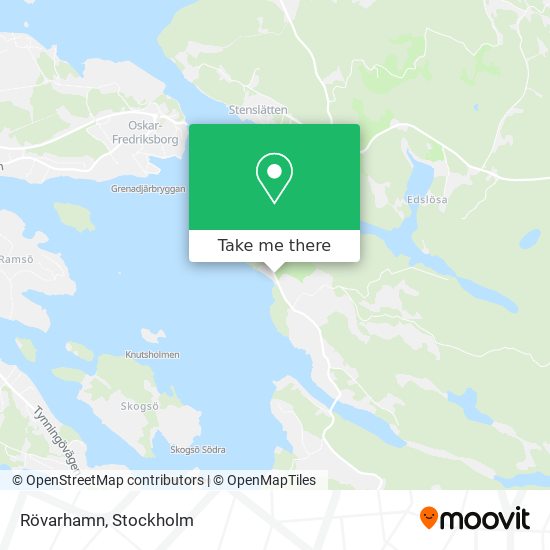 Rövarhamn map