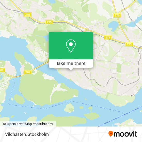 Vildhästen map