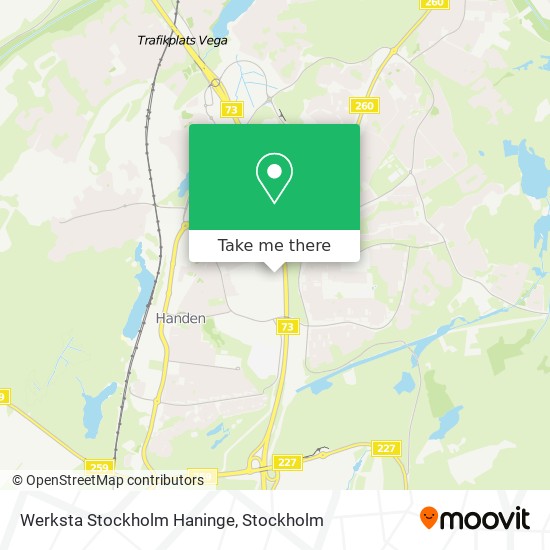 Werksta Stockholm Haninge map