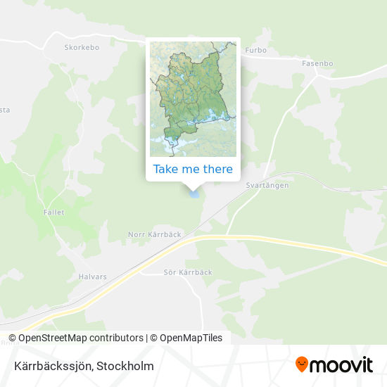 Kärrbäckssjön map