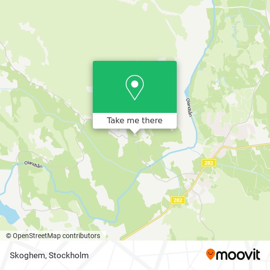 Skoghem map