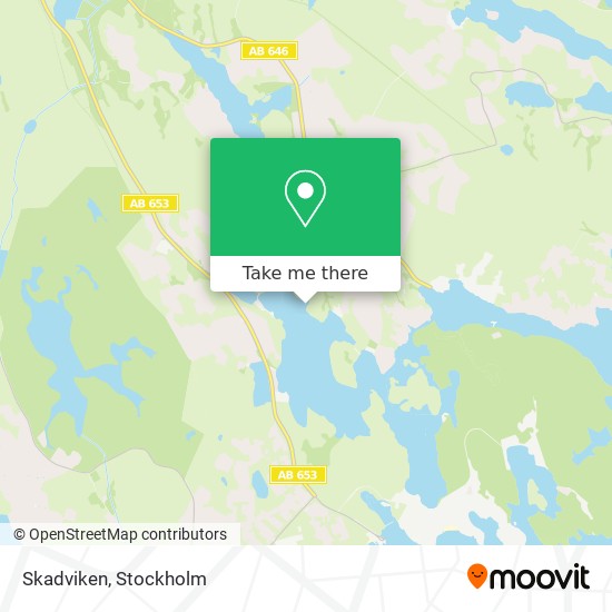 Skadviken map